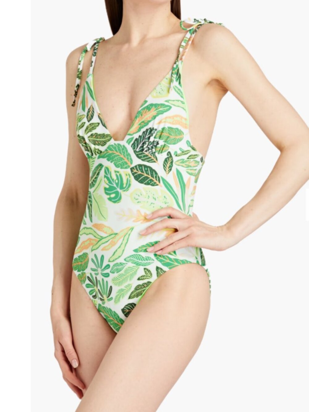 SOLID & STRIPED The Olympia reversible printed swimsuit